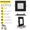 Nuwatt 4" Square Ultra Thin Black Trim LED Recessed Lighting 5CCT 2700K/3000K/3500K/4000K/5000K 12 PK NW-P-SQDL-4-9W-5CT-BLK-12P - alternate 4